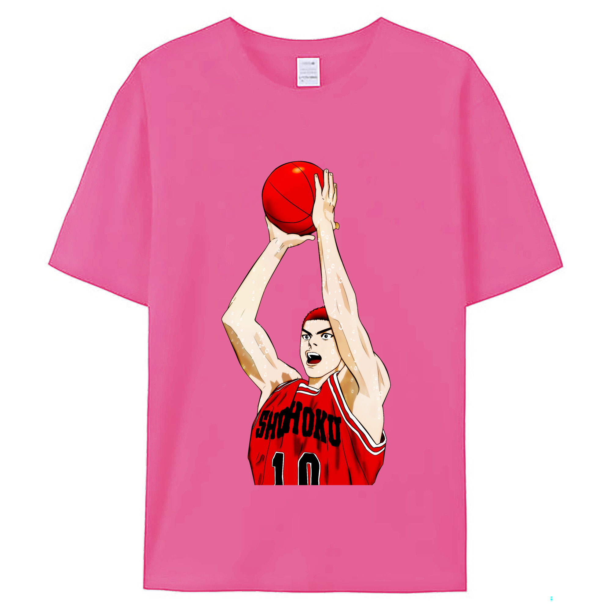 （画像用） SLAM DUNK／スラムダンク レディースカジュアルプリントTシャツ（綿100％）
